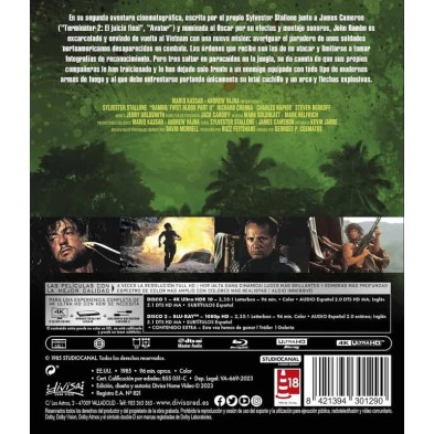 Rambo: Acorralado Parte II Blu-ray 4K Ultra HD