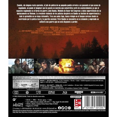 Rambo: Acorralado Blu-ray 4K Ultra HD