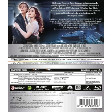 Titanic Blu-ray 4K Ultra HD