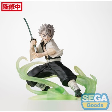 Figura Sanemi Shinazugaw 12 cm Demon Slayer: Kimetsu no Yaiba Estatua PVC Xross Link