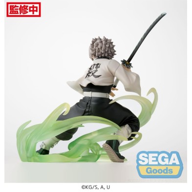 Figura Sanemi Shinazugaw 12 cm Demon Slayer: Kimetsu no Yaiba Estatua PVC Xross Link