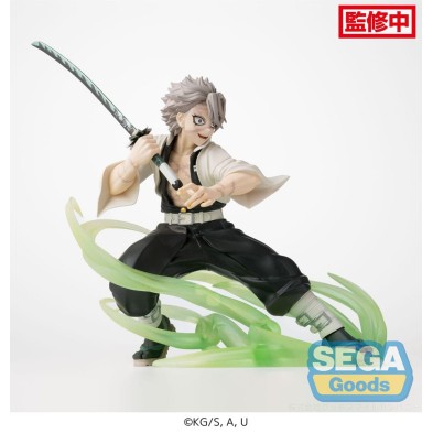 Figura Sanemi Shinazugaw 12 cm Demon Slayer: Kimetsu no Yaiba Estatua PVC Xross Link