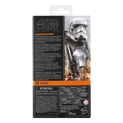 Figura Sandtrooper 15 cm The Black Series 12 SW: A new hope Hasbro