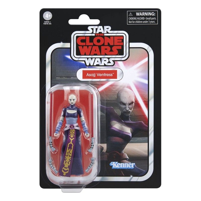 Figura Asajj Ventress 10 cm VC364 SW: The Clone Wars Hasbro