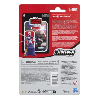 Figura Asajj Ventress 10 cm VC364 SW: The Clone Wars Hasbro