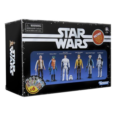 Star Wars Episode IV Retro Collection Pack de 6 Figuras 10 cm