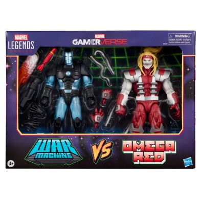 Pack 2 figuras War Machine vs Omega Red 15 cm Marvel Legends Gamerverse