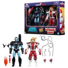 Pack 2 figuras War Machine vs Omega Red 15 cm Marvel Legends Gamerverse