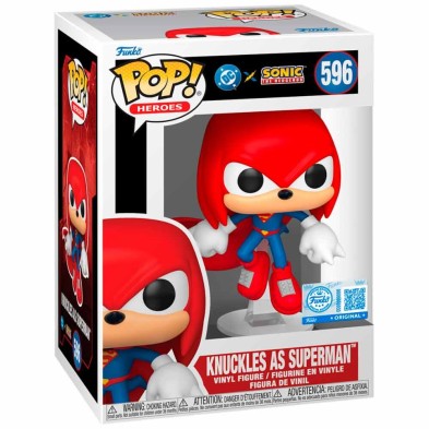 Funko POP! 596 Knuckles as Superman (DC x Sonic)
