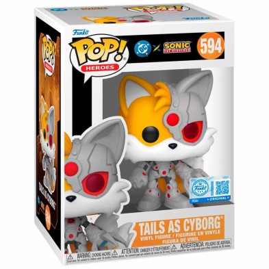 Figura POP Sonic The Hedgehog DC Comics Tails As Cyborg Exclusive Figura POP Sonic The Hedgehog DC Comics Tails As Cyborg Exclusive
