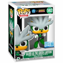 Funko POP! 592 Silver as The Green Lantern (DC x Sonic)