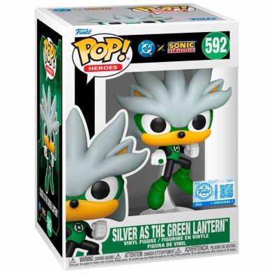 Funko POP! 592 Silver as The Green Lantern (DC x Sonic) Funko POP! 592 Silver as The Green Lantern (DC x Sonic)