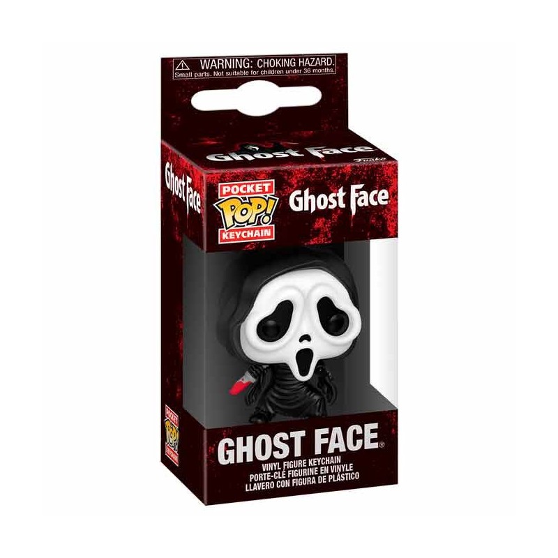 Llavero Ghost Face 4 cm Pocket Keychain POP!