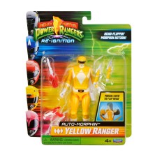 Mighty Morphin Power Rangers Figura Auto-Morphin Yellow Ranger 12 cm