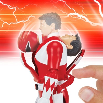 Mighty Morphin Power Rangers Figura Auto-Morphin Red Ranger 12 cm