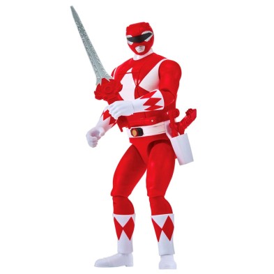 Mighty Morphin Power Rangers Figura Auto-Morphin Red Ranger 12 cm