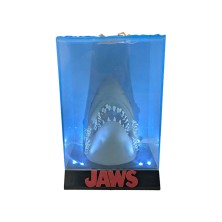 Jaws (Tiburón) Figura PVC 3D 26 cm Poster 50th Anniversary