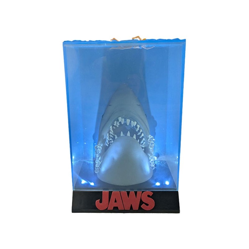 Jaws (Tiburón) Figura PVC 3D 26 cm Poster 50th Anniversary