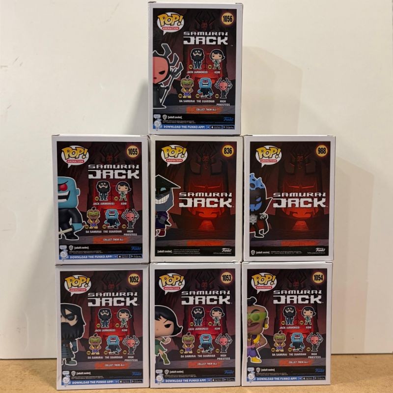 Pack 7 POP Samurai Jack