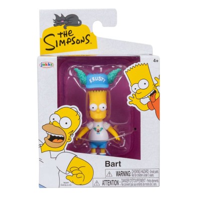 Figura Bart with Krusty the Clown Hat 6 cm Simpson Wave 3