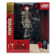 Figura Pennywise (Gold Label) 16 cm Welcome to Derry Movie Maniacs