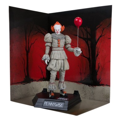 Figura Pennywise (Gold Label) 16 cm Welcome to Derry Movie Maniacs