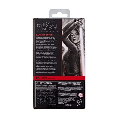 Figura Barriss Offe 15 cm The Black Series 09 SW: Attack of the Clones Hasbro