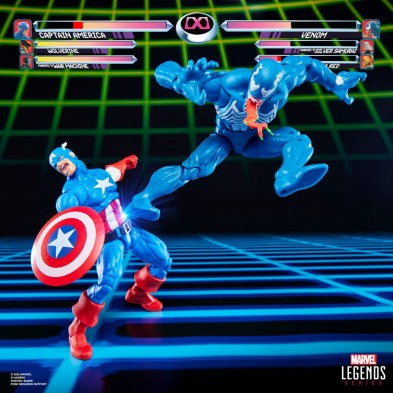 Marvel Legends Gamerverse Pack de 2 Figuras Captain America vs. Venom 15 cm
