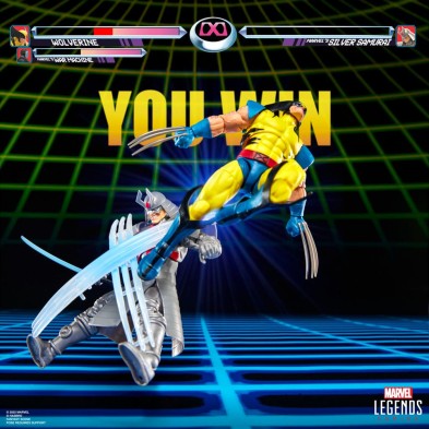 Marvel Legends Gamerverse Pack de 2 Figuras Wolverine vs. Silver Samurai 15 cm