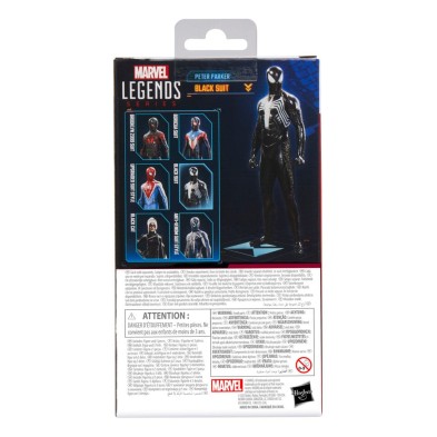 Spider-Man 2 Marvel Legends Gamerverse Figura Peter Parker (Black Suit) 15 cm