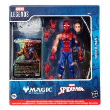 Marvel Legends Magic: The Gathering Figura Battle-Damaged Spider-Man (con carta exclusiva metalizada) 15 cm