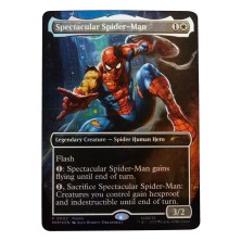 Marvel Legends Magic: The Gathering Figura Battle-Damaged Spider-Man (con carta exclusiva metalizada) 15 cm