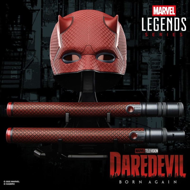 Máscara y bastón Daredevil Marvel Legends escala 1/1 Daredevil: Born Again