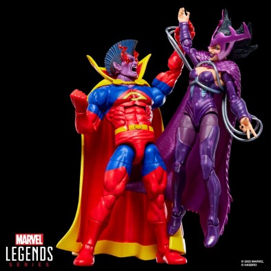 Pack 2 figuras Deathbird & Gladiator 15 cm Marvel Legends X-Men