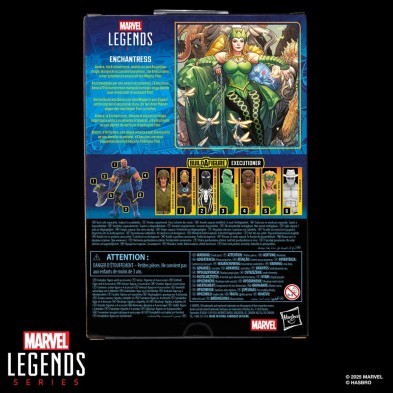 Figura Enchantress 15 cm Marvel Legends (BAF: Executioner)