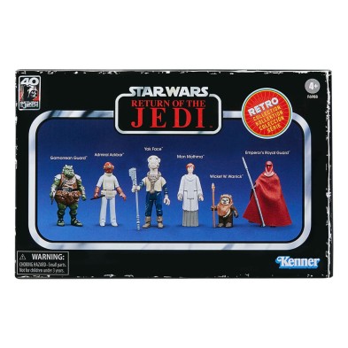 Star Wars Episode VI Retro Collection Pack de 6 Figuras 10 cm