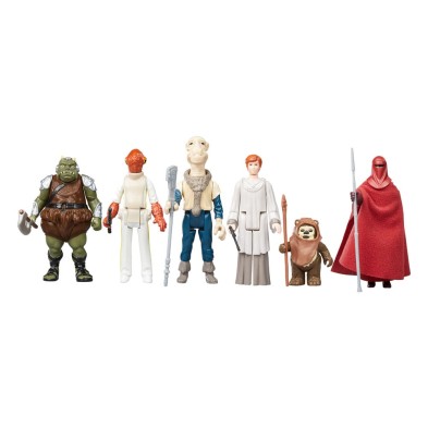 Star Wars Episode VI Retro Collection Pack de 6 Figuras 10 cm