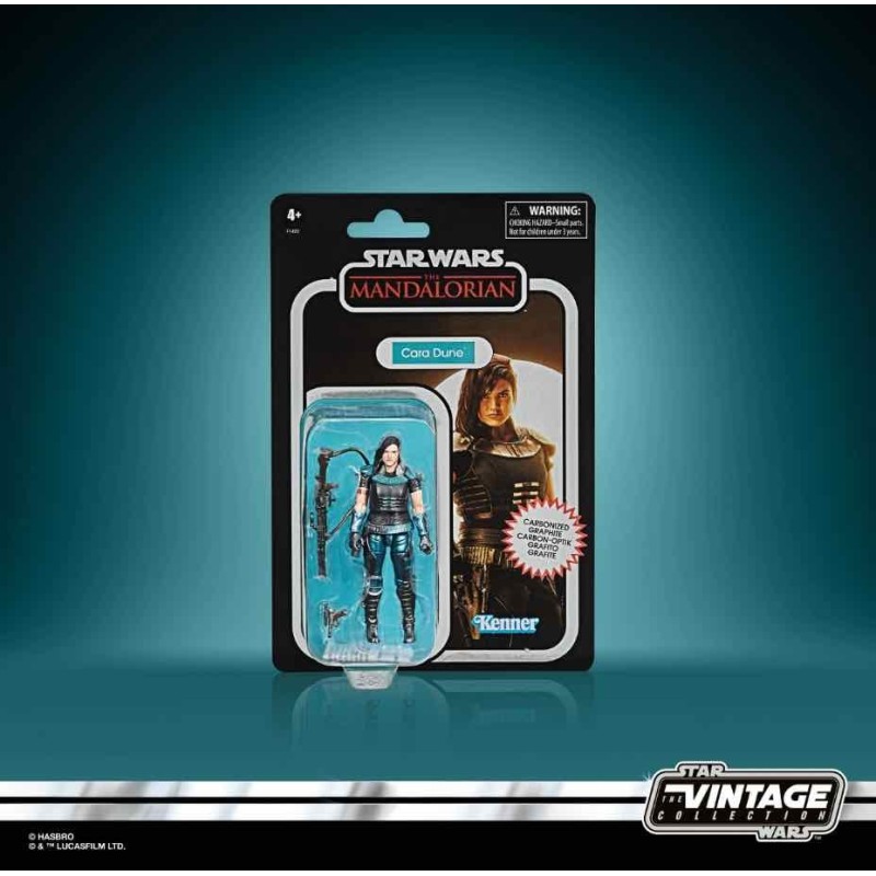 CARA DUNE CARBONIZED FIGURA 10 CM STAR WARS VINTAGE COLLECTION