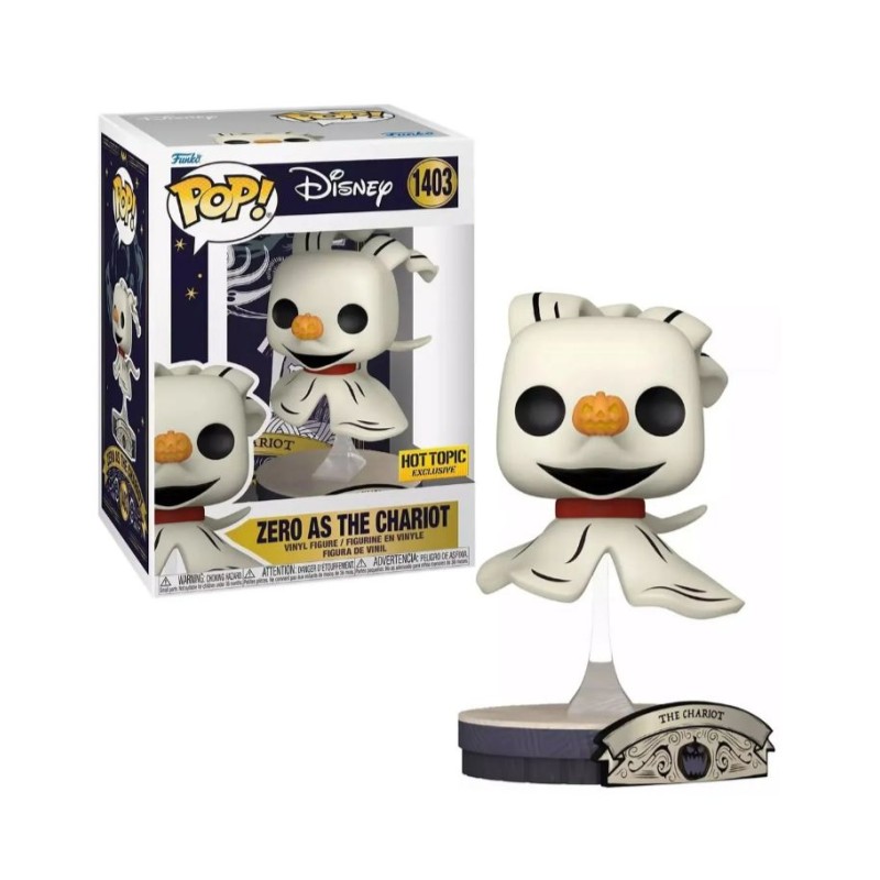 Funko POP! 1403 Zero as the Chariot Exclusive (Pesadilla antes de Navidad)