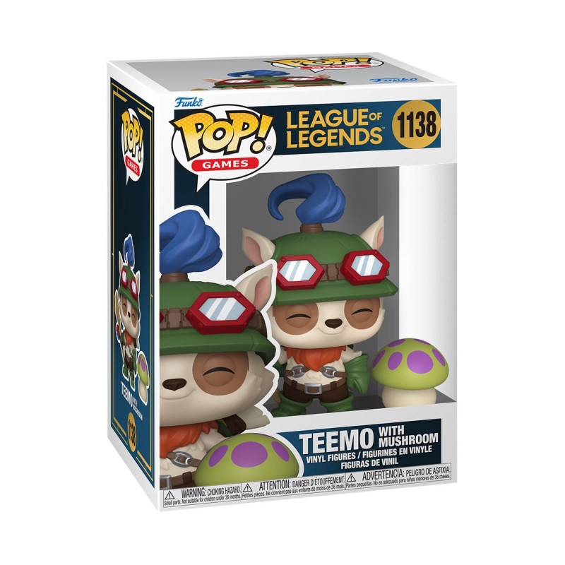 Funko POP! 1138 Teemo with mushroom (LOL)