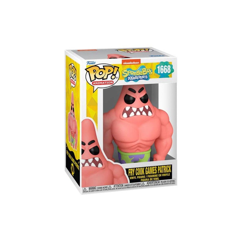 Funko POP! 1668 Fry Cook Games Patrick (SpongeBob)