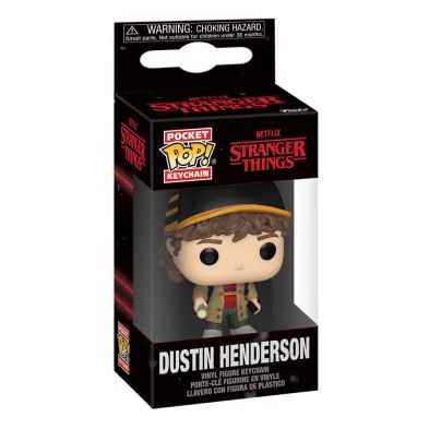 Llavero Dustin Henderson 4 cm Stranger Things S5 Pocket pop! Keychain