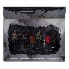 Pack 4 figuras Walkers 13 cm The Walking dead