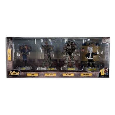 Pack 4 figuras Lucy, Maximus, The Ghoul & Vault Boy 15 cm Fallout McFarlane