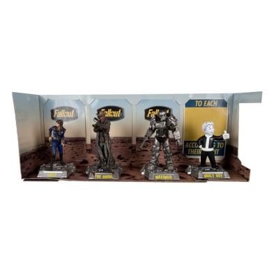 Pack 4 figuras Lucy, Maximus, The Ghoul & Vault Boy 15 cm Fallout McFarlane