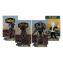 Pack 4 figuras Lucy, Maximus, The Ghoul & Vault Boy 15 cm Fallout McFarlane