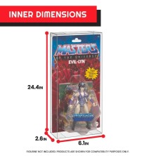 Pack 10 Protectores Acrílicos para Figuras Masters del Universo Origins - Evoretro APET