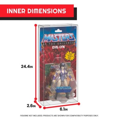 Pack 10 Protectores Acrílicos para Figuras Masters del Universo Origins - Evoretro APET
