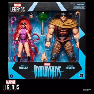 Pack 2 figuras Medusa & Gorgon 15 cm  Marvel Legends Inhumans