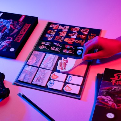 Cuaderno Street Fighter A5 sticky notes